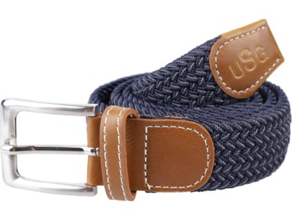Opasok pletený Breezy USG, navy/grey