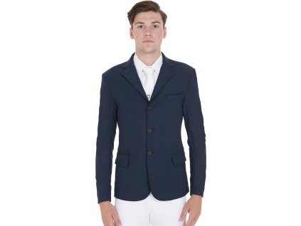 Sako na preteky Stretch Equestro, pánske, navy