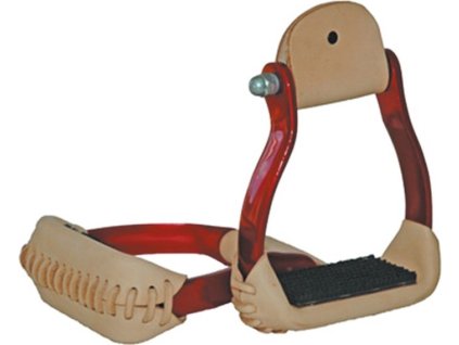 Strmene westernové Barrel Pool's, pár, red