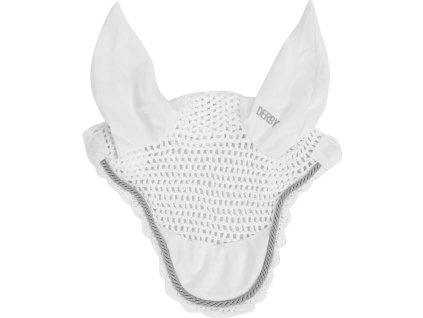 Ušaňa bavlnená Derby, PONY, white/silver/white