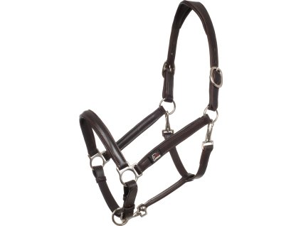 Ohlávka kožená Ergonomic Supreme, hnedá