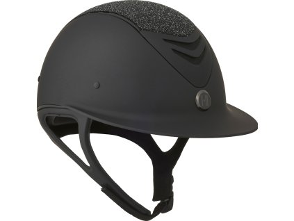 Prilba jazdecká Avancé ONE･K, matt/glitter/black