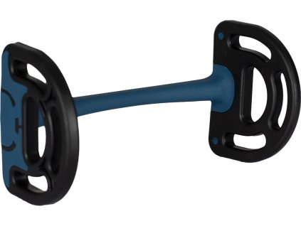 Zubadlo déčkové nelomené Sensitive Bit Acavallo, 12 mm, black/blue