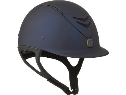 Prilba jazdecká Defender Elegance ONE･K, matt/navy (Obvod hlavy 51-54 cm	)