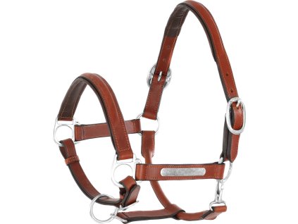Ohlávka kožená Umbria Equitazione, cognac