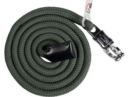 Vodítko s panic karabínou Carlotta HKM, 1,8 m, khaki