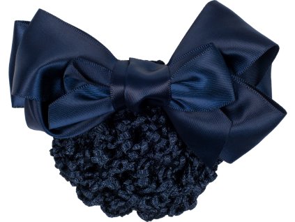 Sieťka do vlasov s mašľou Umbria Equitazione, navy