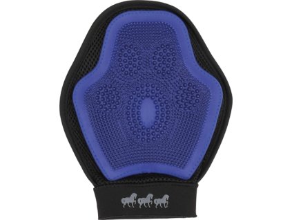 Rukavice na čistenie HorseGuard, black/blue