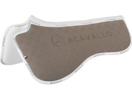 Dečka tlmiaca Spine Free Memory Foam & Bamboo Acavallo, drezúrna, COB/FULL, terra/white