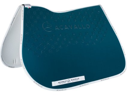 Dečka podsedlová Gel Grip Acavallo, skoková, petrol/white