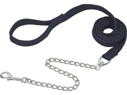 Vodítko s retiazkou Soft BUSSE, 2 m, navy