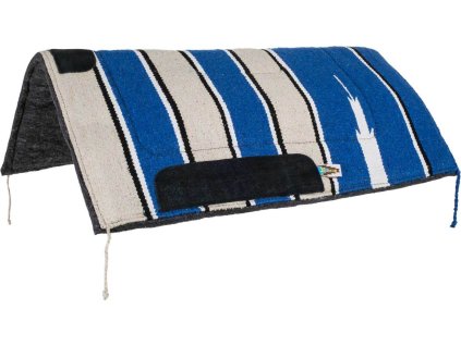 Deka podsedlová Navayo Felt Lakota, westernová, COB/FULL, RN1-LTF, royal blue/white