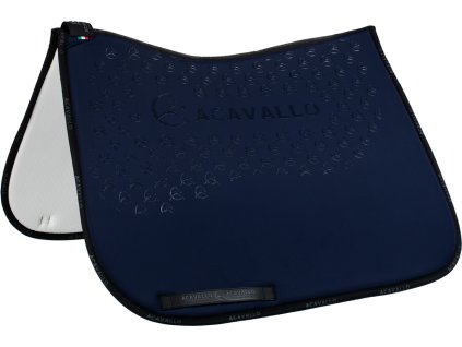 Dečka podsedlová Gel Grip & Bamboo Fiber Acavallo, drezúrna, deep blue/black