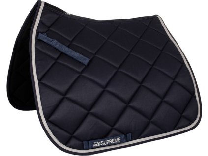 Dečka podsedlová Supreme, drezúrna, PONY, navy/light grey