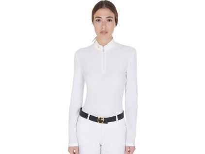 Tričko súťažné Warm+ Equestro, dámske, biele