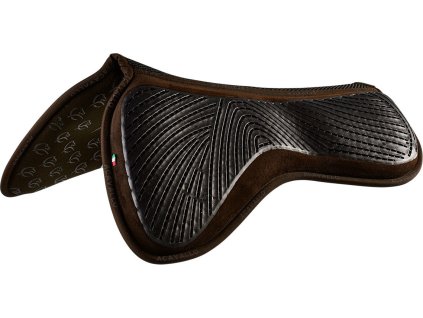 Dečka tlmiaca Spine Free Double Face Gel Silicon Grip & Memory Foam Acavallo, hnedá