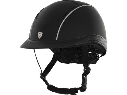 Prilba Phantom model Equestro, čierna