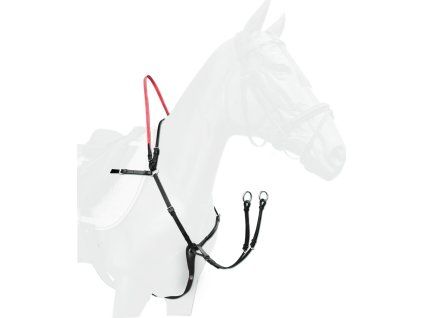 Poprsník Secutrust Waldhausen, čierny (Varianta PONY	)