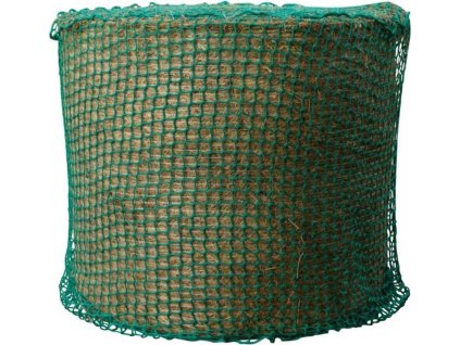 Sieť na seno Kerbl, na okrúhle balíky, 150x150 cm, oká 4,5x4,5 cm, green