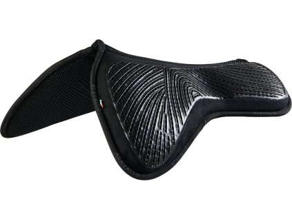 Dečka gélová C.C. Spine Free & Memory Foam 3D Spacer Fabric Acavallo, čierna