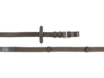 Oťaže plátené Derby, rôzne dĺžky, tmavohnedé