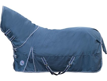 Deka výbehová Starter HKM, fleece, s krkom, deep blue
