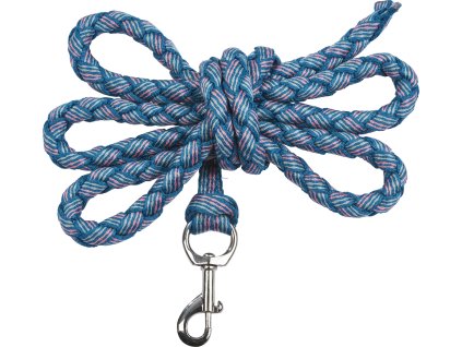 Vodítko Smooth BUSSE, 2,5 m, teal green/wild rose/grey