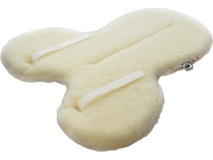 Baranček pod sedlo Woolen T-Shape Burioni, biely