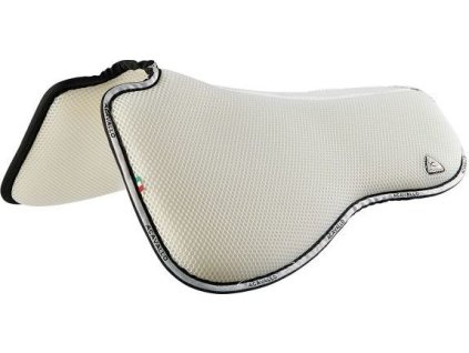 Dečka tlmiaca Spine Free 3D Spacer Fabric & Memory Foam Acavallo, drezúrna, biela