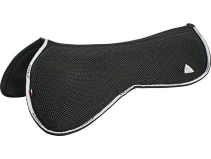Dečka tlmiaca Spine Free Double Face 3D Spacer/Micropile & Memory Foam Acavallo, čierna
