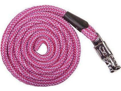 Vodítko s panic karabínou Aachen HKM, 1,8 m, pink/lilac