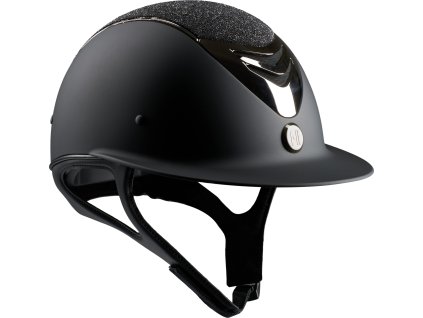 Prilba jazdecká Avancé ONE･K, matt/glitter/chrome/black