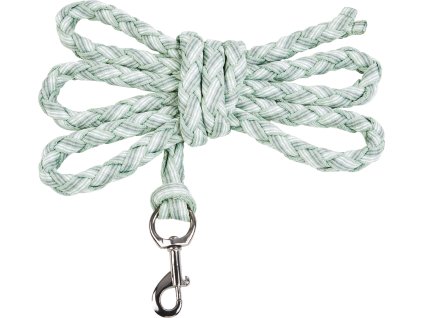Vodítko Smooth BUSSE, 2,5 m, smoke green/white/grey
