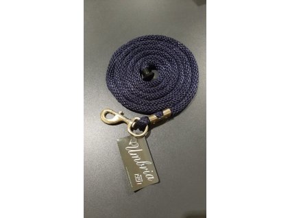 Vodítko s klasickou karabínou Umbria Equitazione, 2,2 m, navy