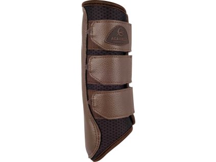 Gamaše zadné Neoprene Acavallo, drezúrne, pár, tmavohnedé