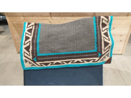 Dečka podsedlová Navajo Lakota, westernová, grey/turquoise