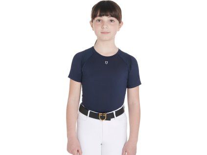 Tričko multifunkčné Equestro, detské, navy (Veľkosť 10 rokov)