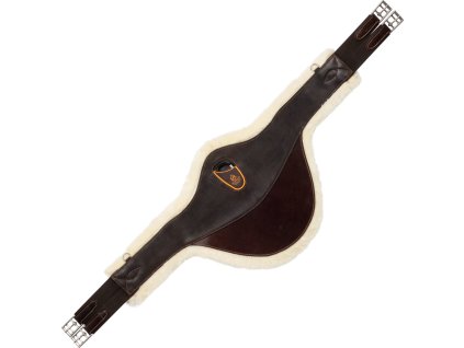 Podbrušník okopávací Acavallo, s barančekom, tmavohnedý