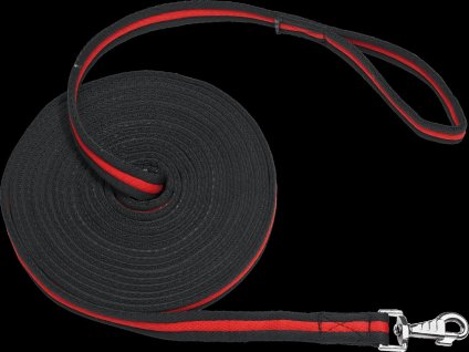 Lonž Soft BUSSE, 8 m, black/red
