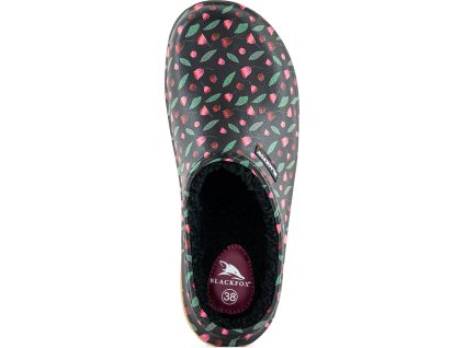 Šľapky Clogsy Mily Blackfox, zimné, pre dospelých, čierne