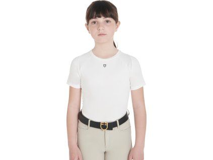 Tričko multifunkčné Equestro, detské, biele (Veľkosť 10 rokov)