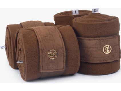 Bandáže Velvet Monogram PS of Sweden, 4 ks, 3,5 m, fudge