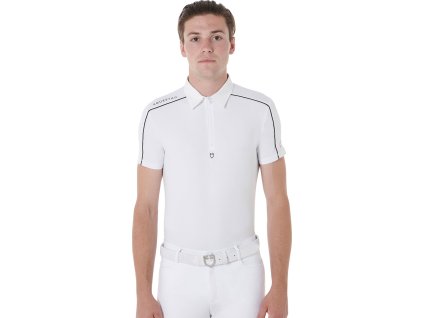 Tričko súťažné Mesh Trim Equestro, pánske, biele