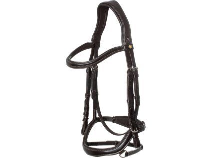 Uzdečka Micklem Equestro, tmavohnedá (Veľkosť COB)