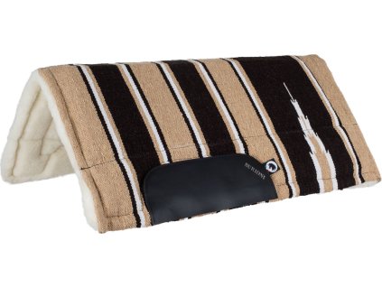 Deka podsedlová Navajo Burioni, westernová, COB/FULL, RN1-LTD, beige/black