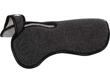 Dečka tlmiaca Withers Free Memory Foam Double Felt Acavallo, charcoal/grey