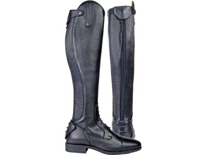 Čižmy jazdecké Latinium Style HKM, šírka L/extra vysoké, dámske, čierne