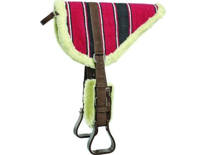 Pad jazdecký Navajo Lakota, black/red