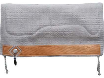 Deka podsedlová Barbwire Pool's, westernová, tan