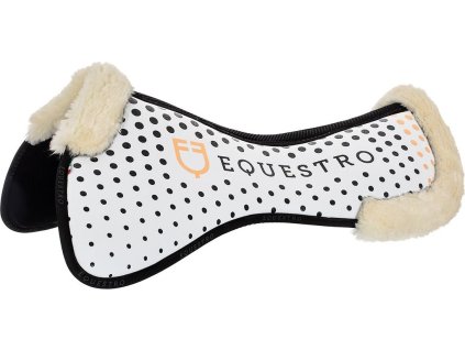 Dečka tlmiaca Ecowool Memory Foam Equestro, biela